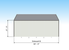 Load image into Gallery viewer, 24' x 30' DIY Steel Garage Kit